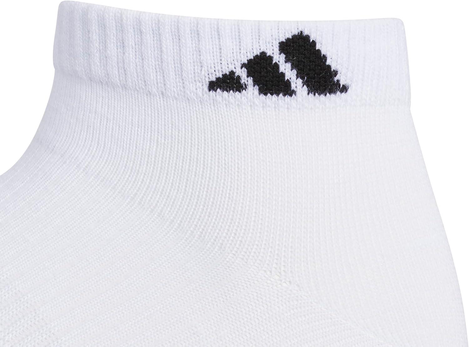 image:imageadidas Mens Superlite Low Cut Ankle Socks 6 Pairs Lightweight amp BreathableWhiteBlack
