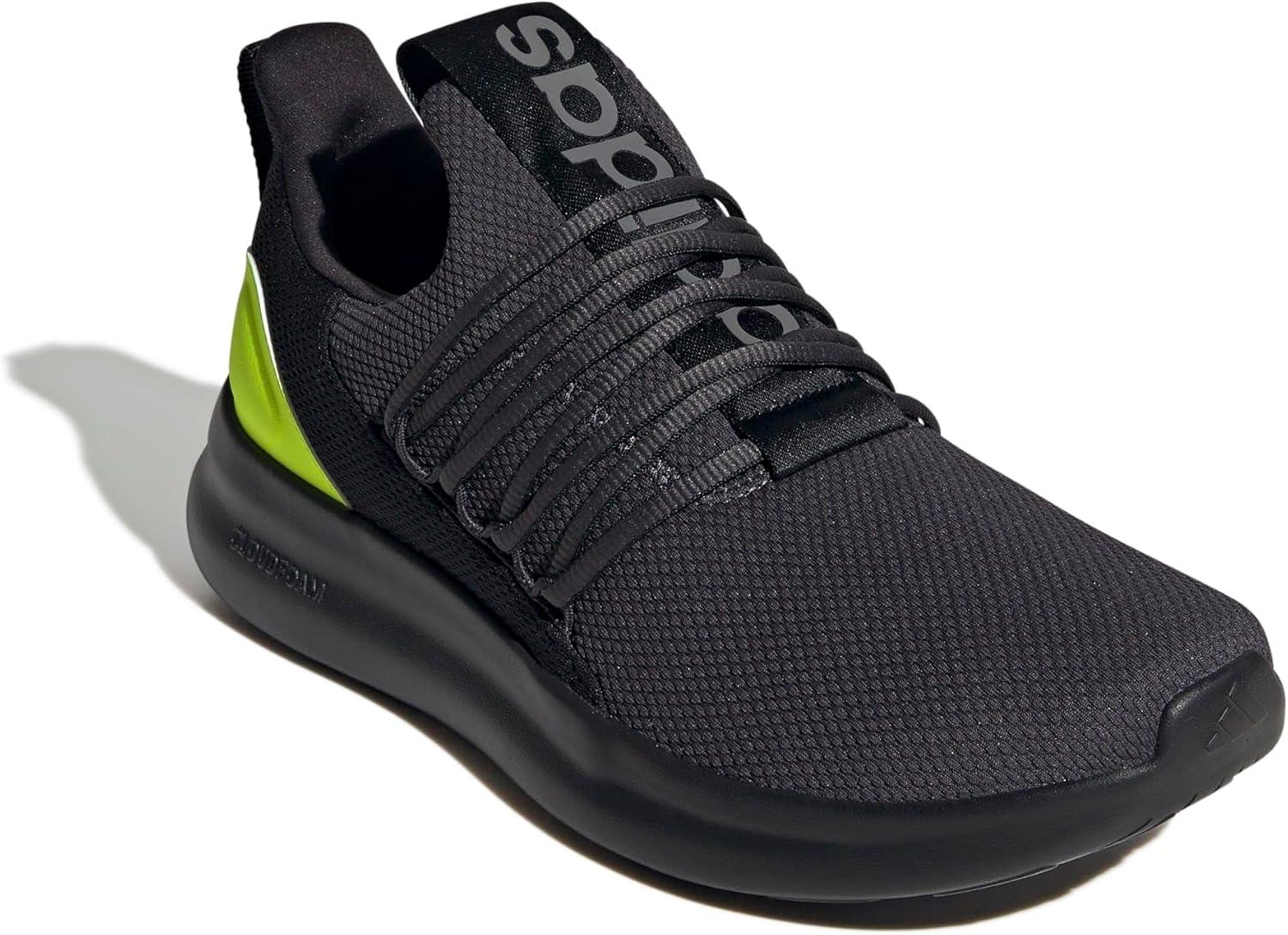 image:imageadidas Mens Lite Racer Adapt 70 Wide Slip On Sneakers Shoes Casual BlackBlackCarbonLucid Lemon