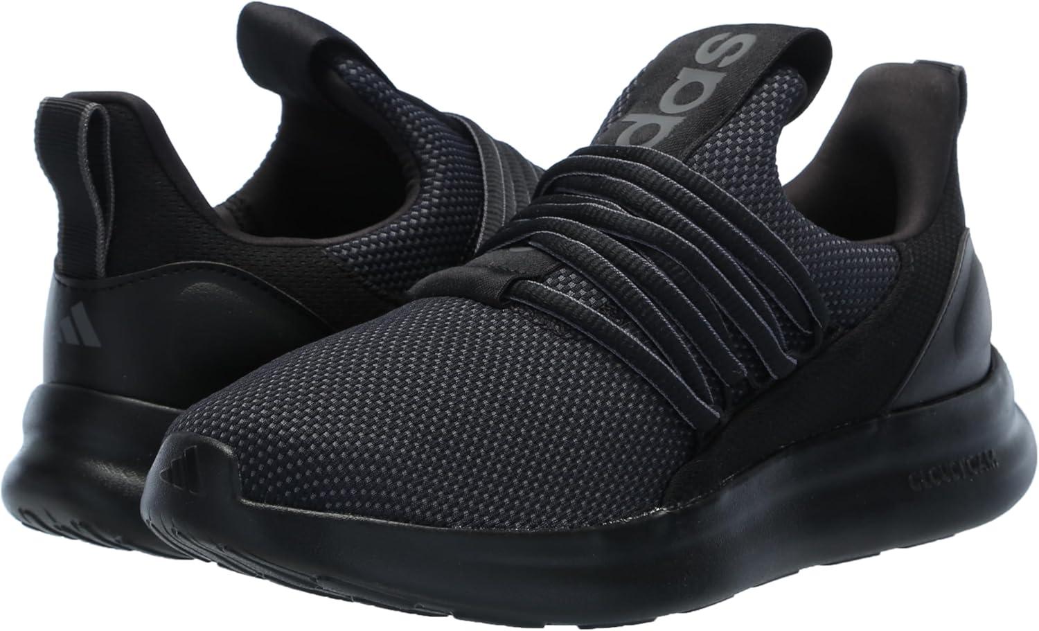 image:imageadidas Mens Lite Racer Adapt 70 Wide Slip On Sneakers Shoes Casual BlackBlackGrey