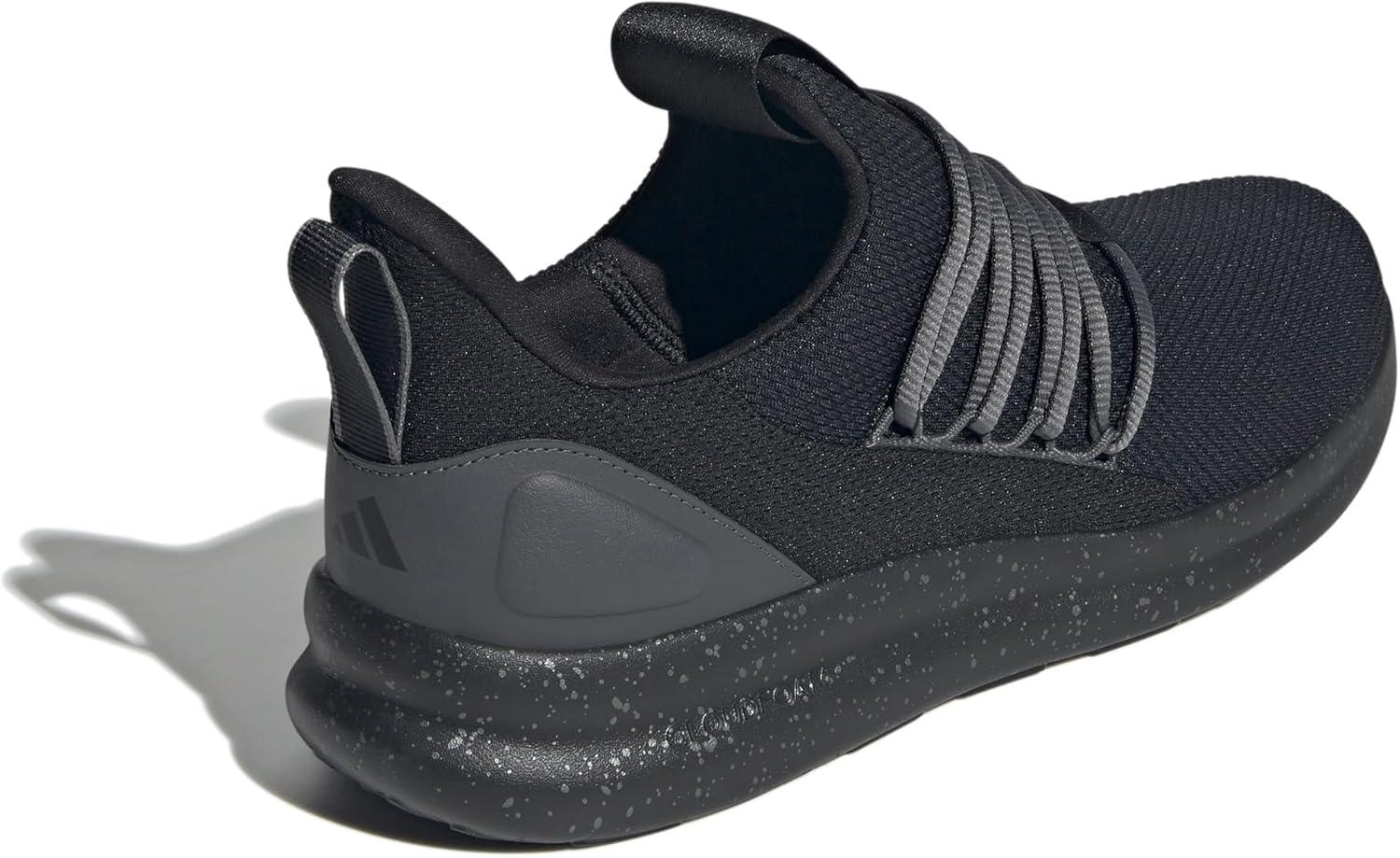 image:imageadidas Mens Lite Racer Adapt 70 Wide Slip On Sneakers Shoes Casual BlackBlackGreyIron Metallic