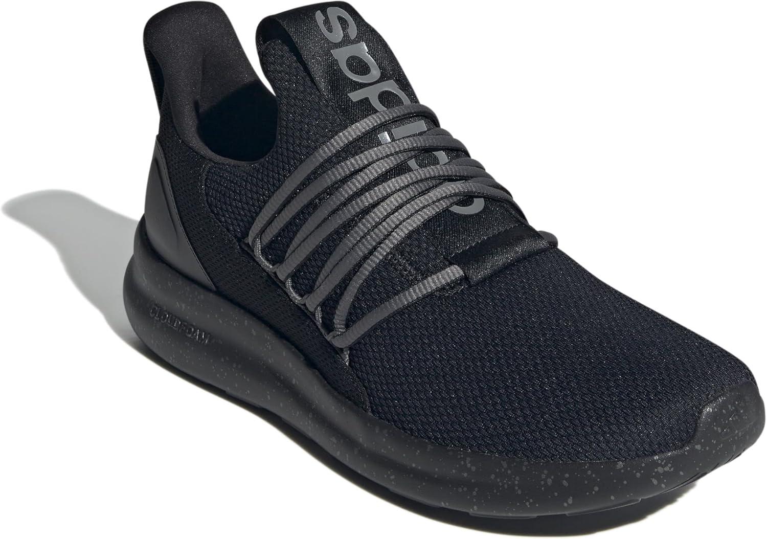 image:imageadidas Mens Lite Racer Adapt 70 Wide Slip On Sneakers Shoes Casual BlackBlackGreyIron Metallic