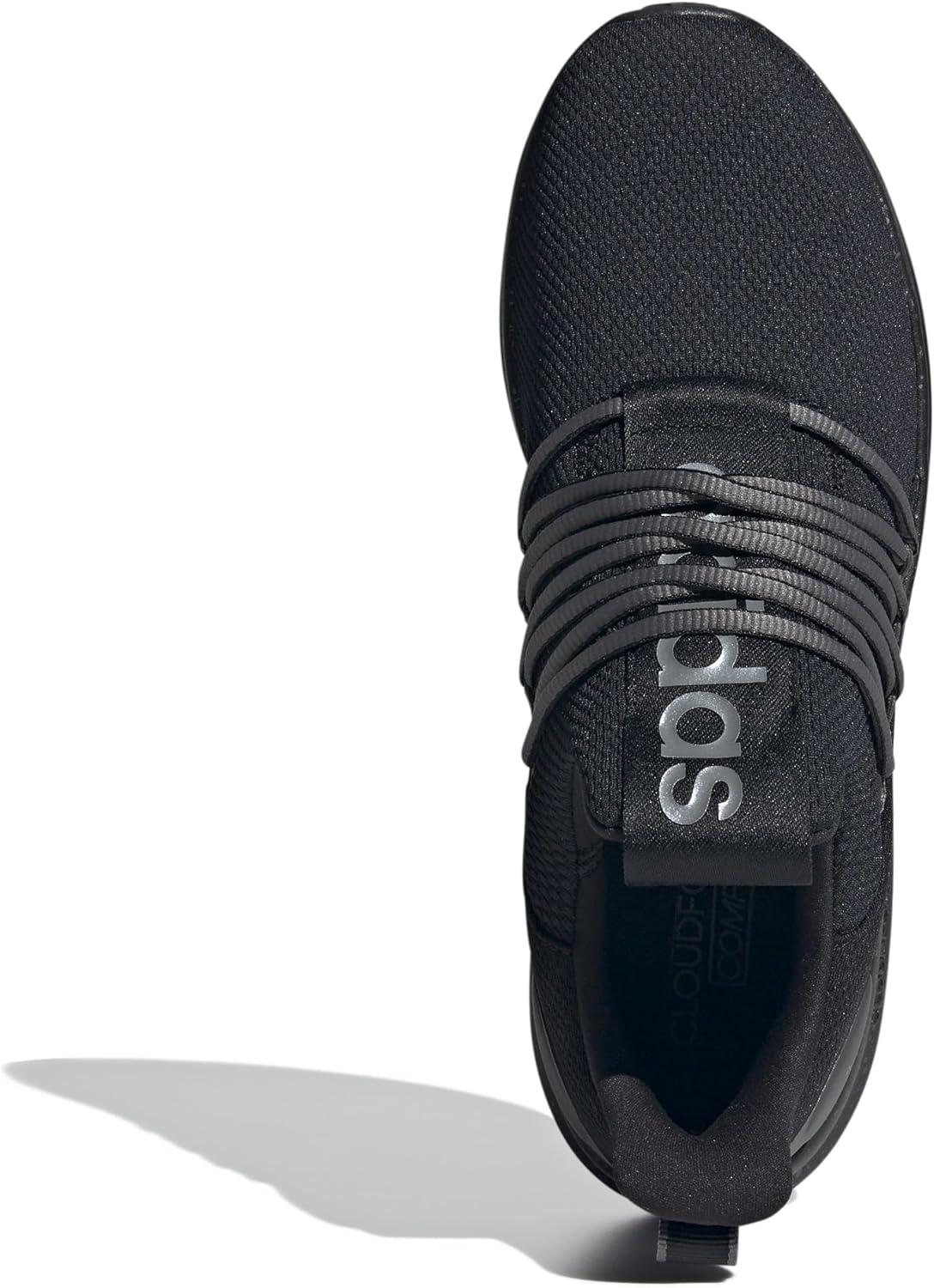 image:imageadidas Mens Lite Racer Adapt 70 Wide Slip On Sneakers Shoes Casual BlackBlackGreyIron Metallic