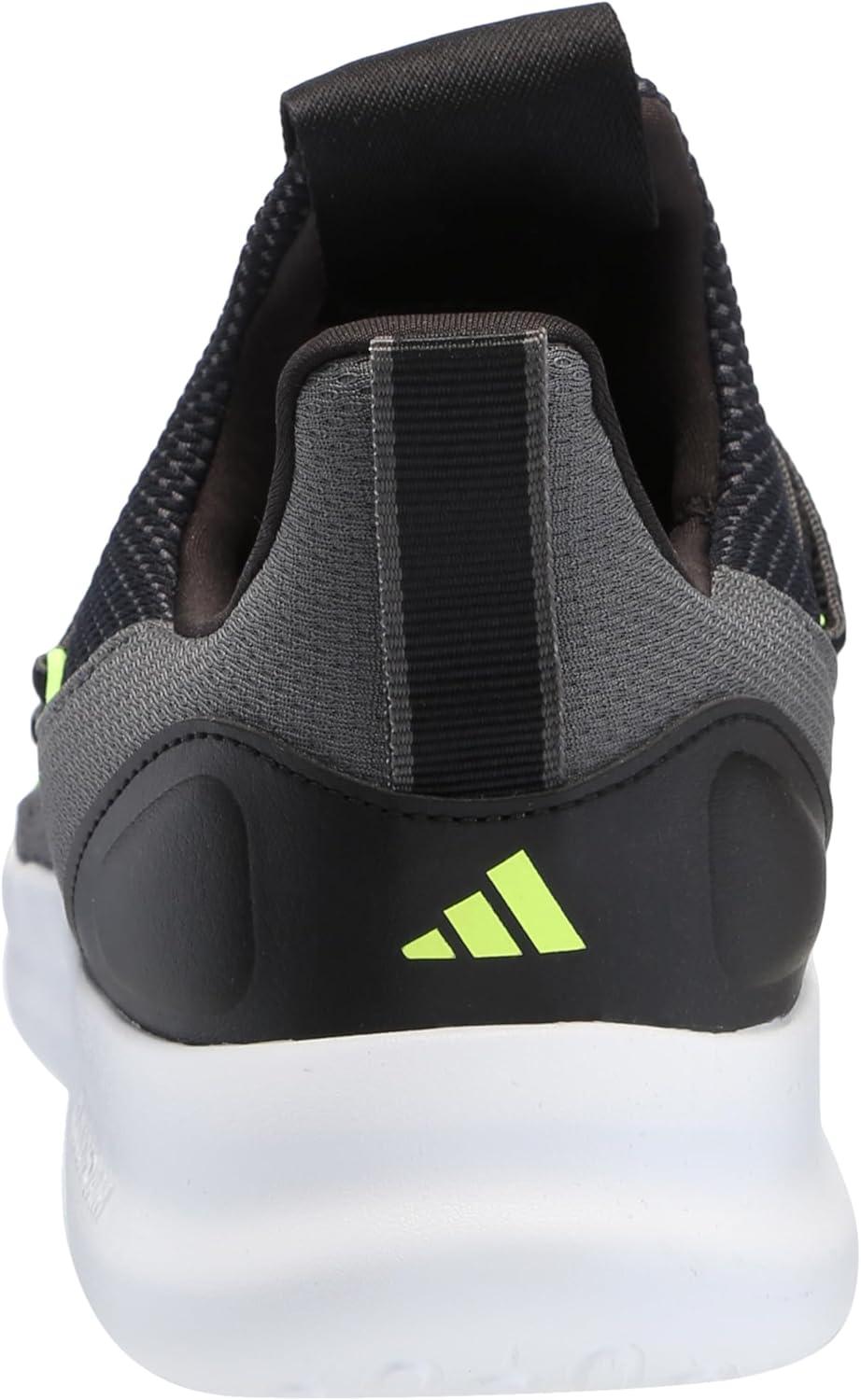 image:imageadidas Mens Lite Racer Adapt 70 Wide Slip On Sneakers Shoes Casual BlackBlackGreyLucid Lemon
