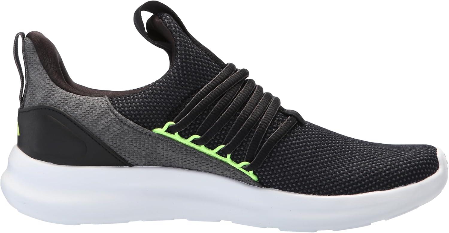 image:imageadidas Mens Lite Racer Adapt 70 Wide Slip On Sneakers Shoes Casual BlackBlackGreyLucid Lemon