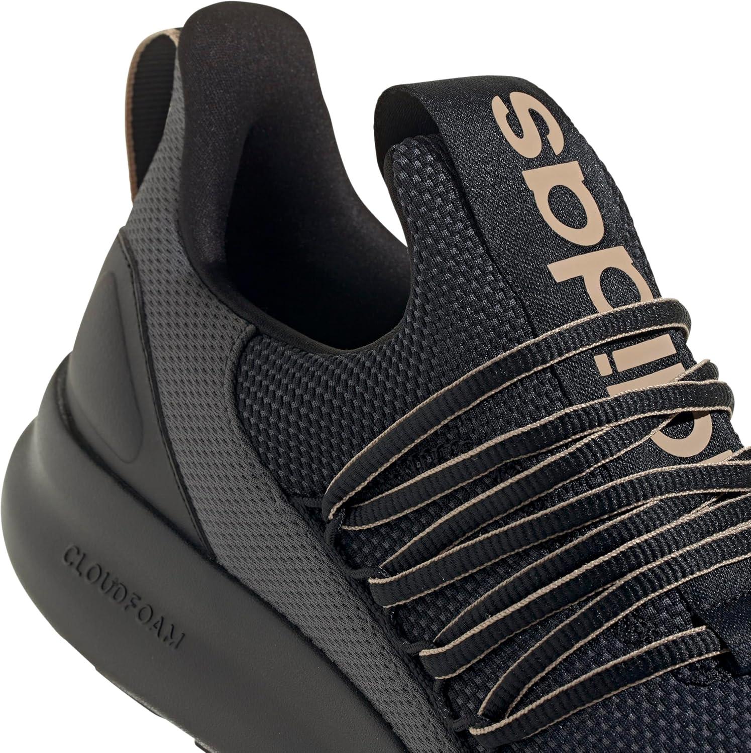 image:imageadidas Mens Lite Racer Adapt 70 Wide Slip On Sneakers Shoes Casual BlackBlackWarm SandstoneGrey