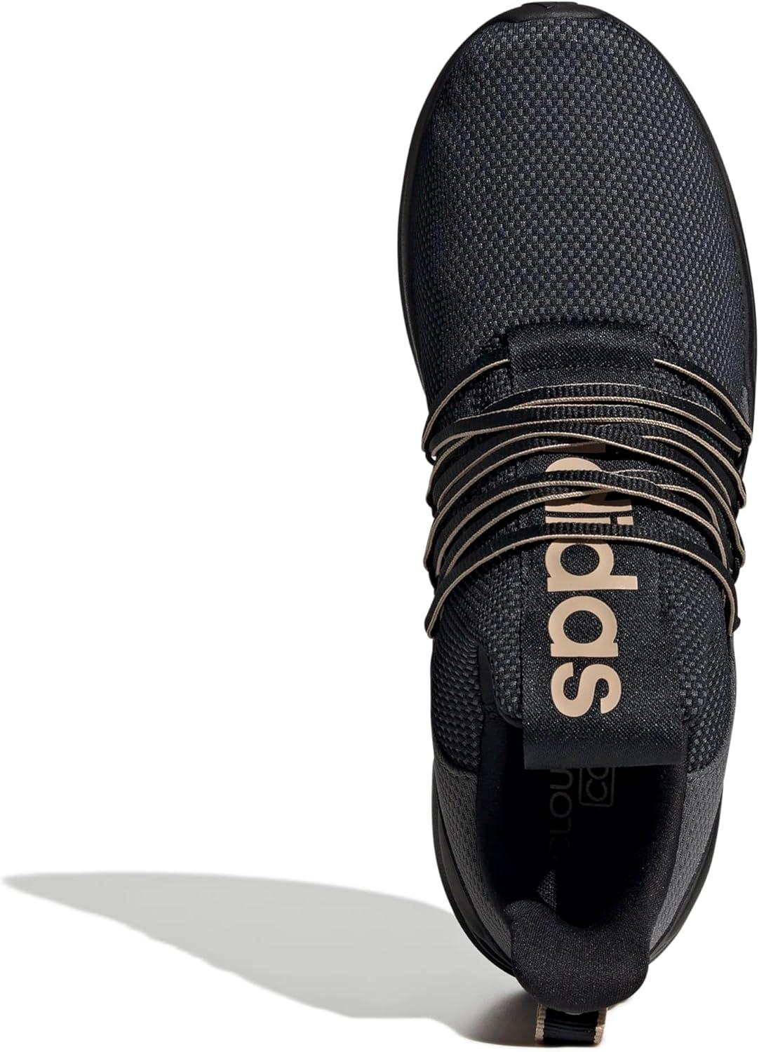 image:imageadidas Mens Lite Racer Adapt 70 Wide Slip On Sneakers Shoes Casual BlackBlackWarm SandstoneGrey