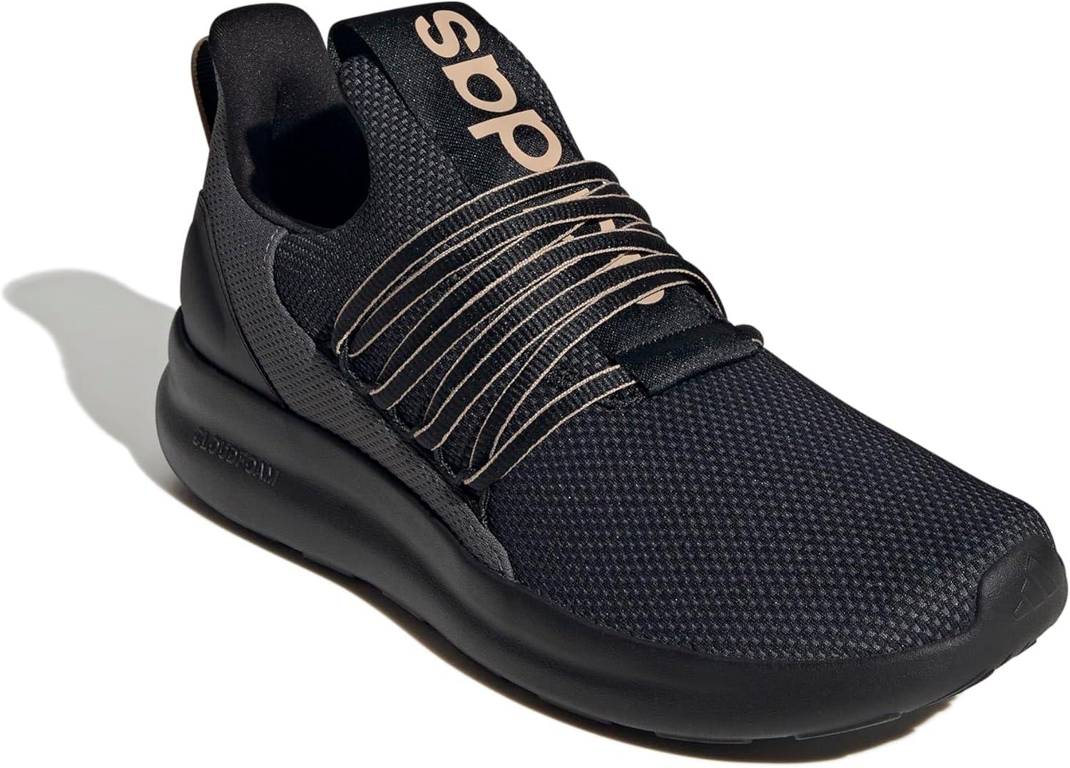 image:imageadidas Mens Lite Racer Adapt 70 Wide Slip On Sneakers Shoes Casual BlackBlackWarm SandstoneGrey