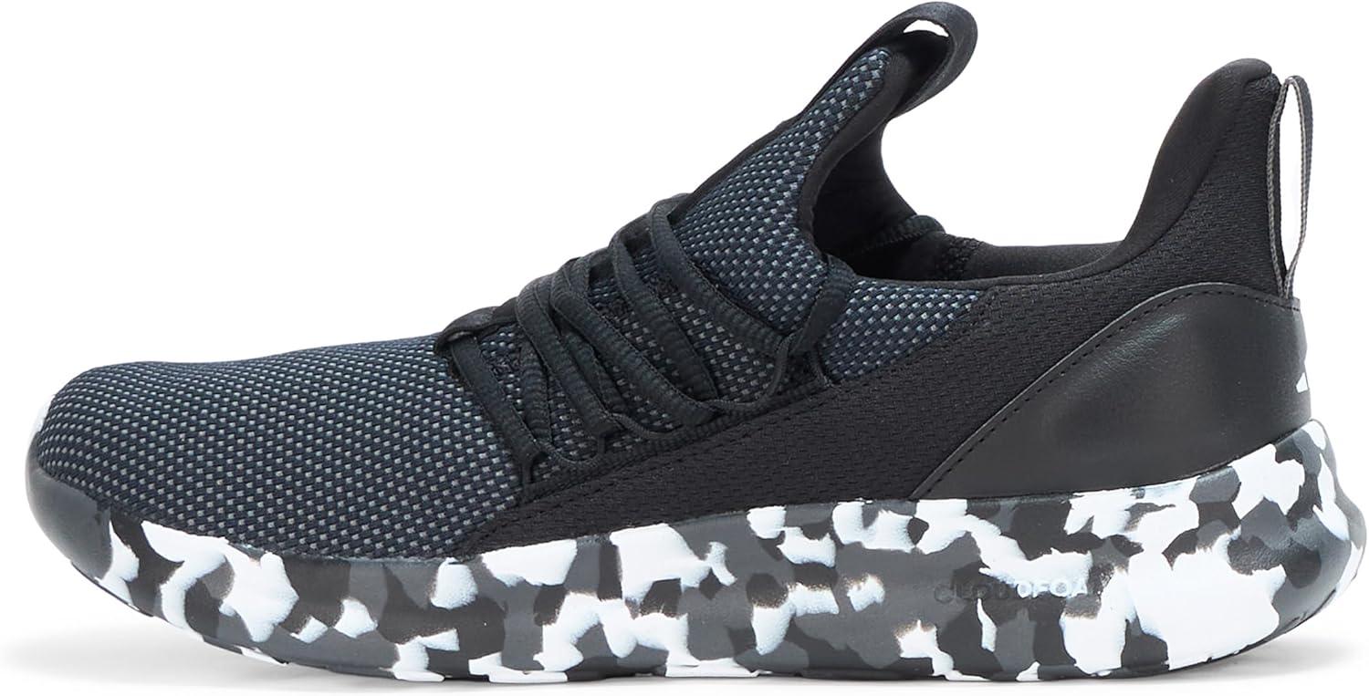 image:imageadidas Mens Lite Racer Adapt 70 Wide Slip On Sneakers Shoes Casual BlackBlackWhiteGrey