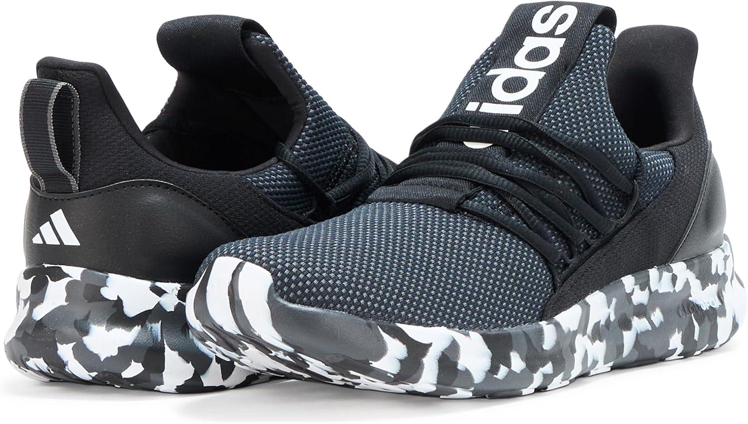 image:imageadidas Mens Lite Racer Adapt 70 Wide Slip On Sneakers Shoes Casual BlackBlackWhiteGrey