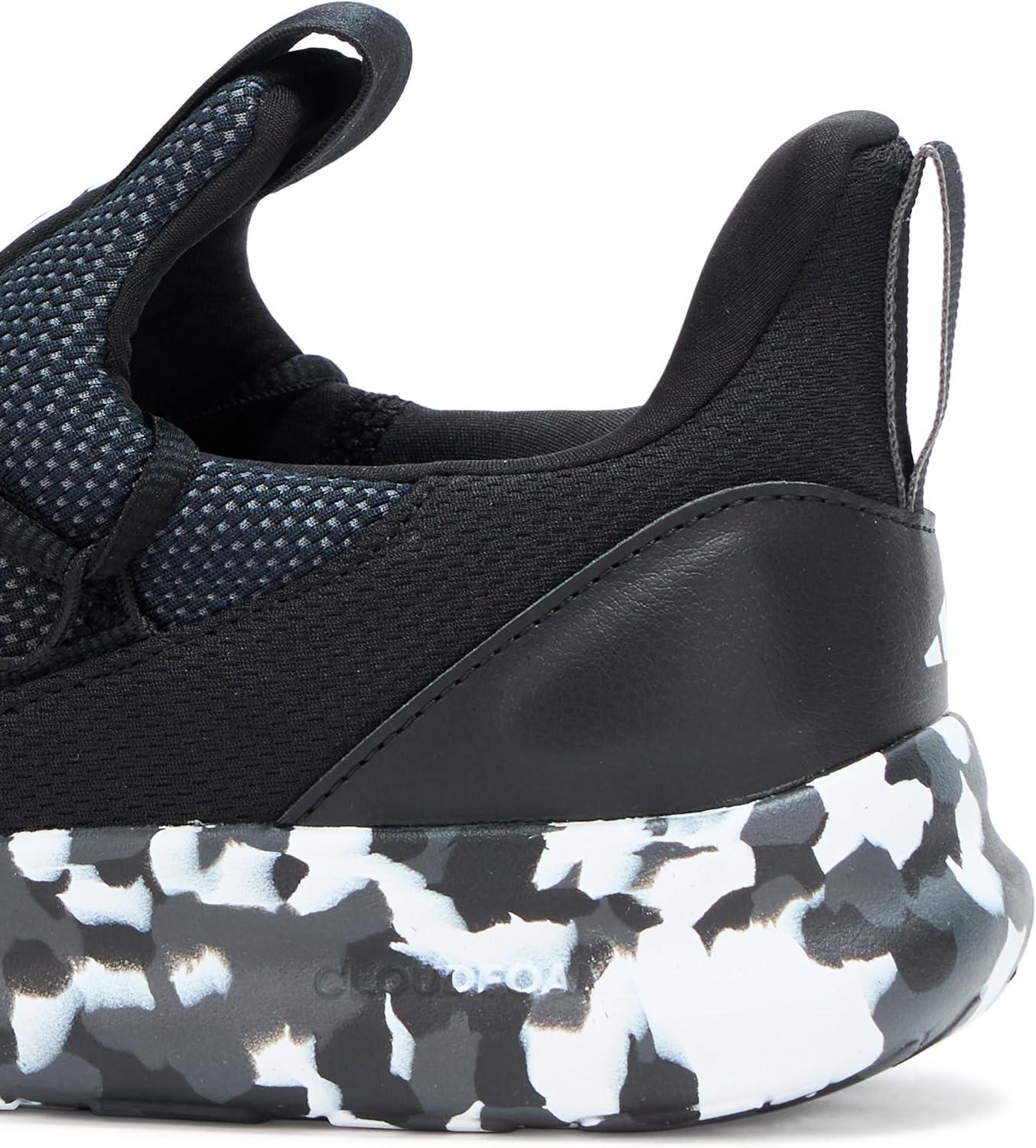 image:imageadidas Mens Lite Racer Adapt 70 Wide Slip On Sneakers Shoes Casual BlackBlackWhiteGrey