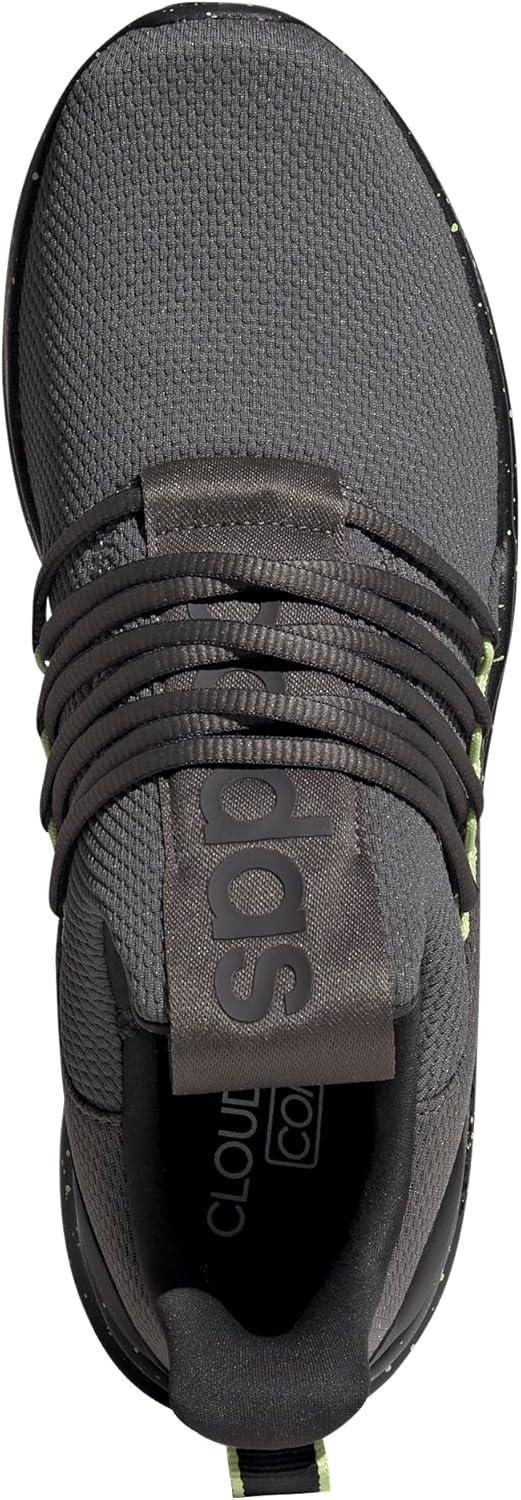 image:imageadidas Mens Lite Racer Adapt 70 Wide Slip On Sneakers Shoes Casual BlackCharcoalPulse LimeCarbon