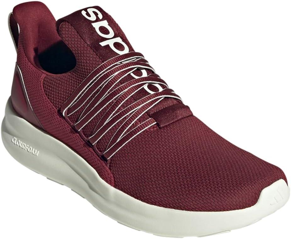 image:imageadidas Mens Lite Racer Adapt 70 Wide Slip On Sneakers Shoes Casual BlackCollegiate BurgundyShadow RedOff White