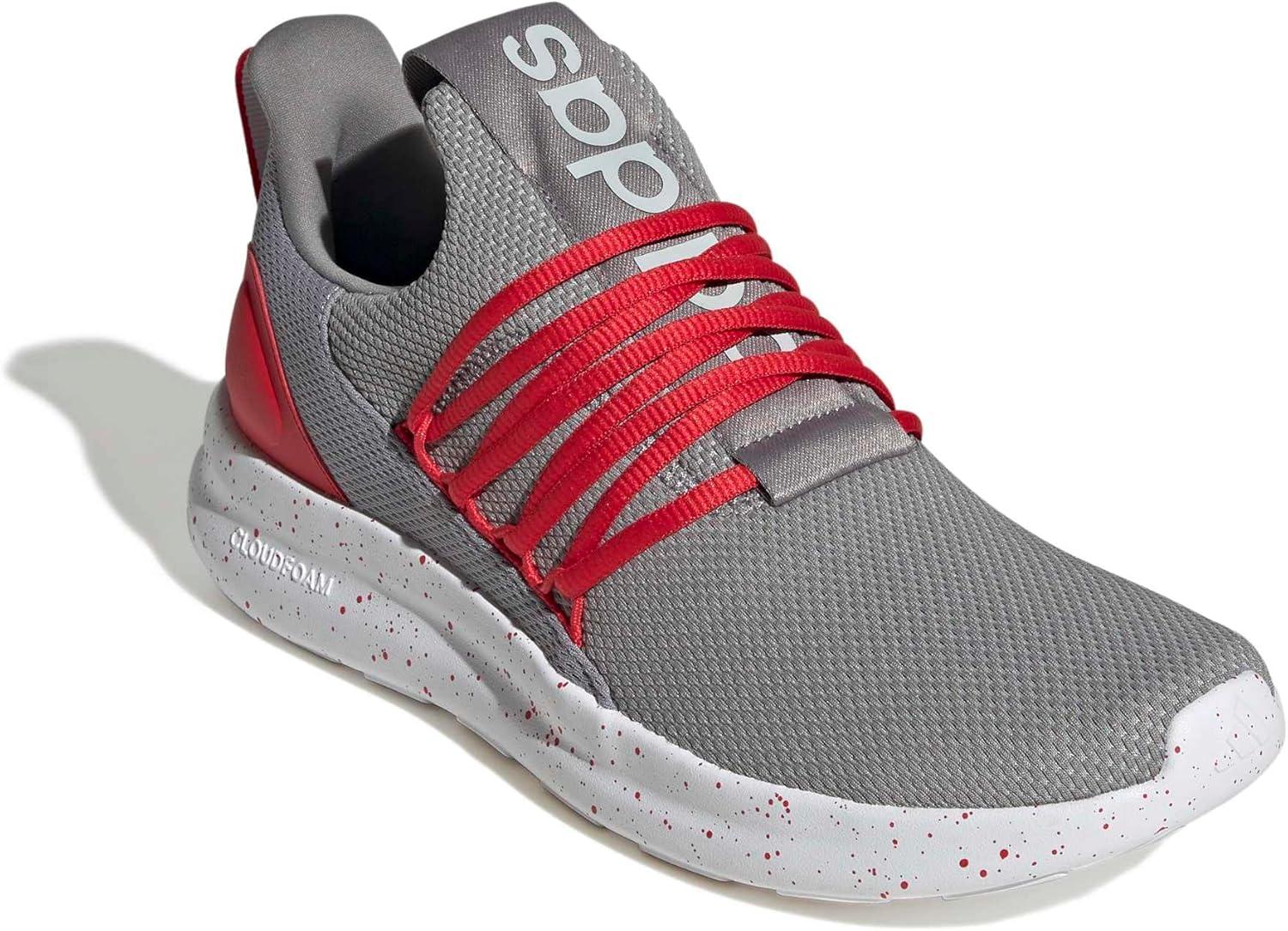 image:imageadidas Mens Lite Racer Adapt 70 Wide Slip On Sneakers Shoes Casual BlackGreyBetter ScarletWhite