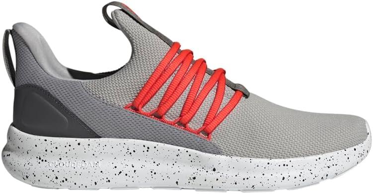image:imageadidas Mens Lite Racer Adapt 70 Wide Slip On Sneakers Shoes Casual BlackGreyBright RedGrey