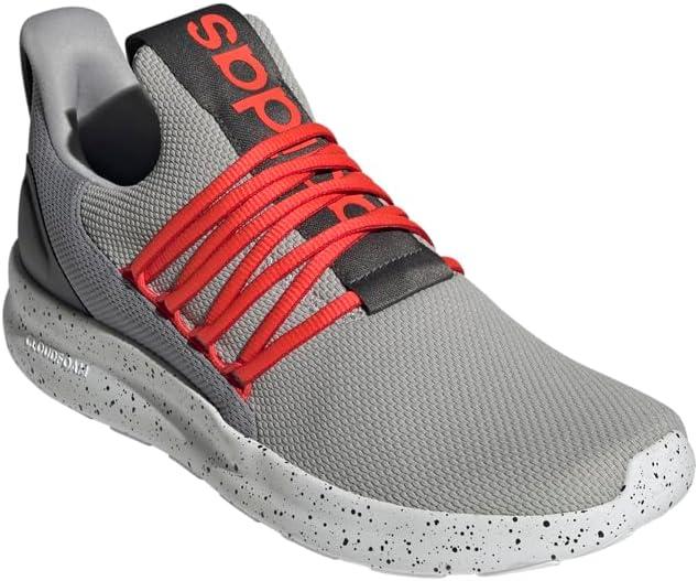 image:imageadidas Mens Lite Racer Adapt 70 Wide Slip On Sneakers Shoes Casual BlackGreyBright RedGrey
