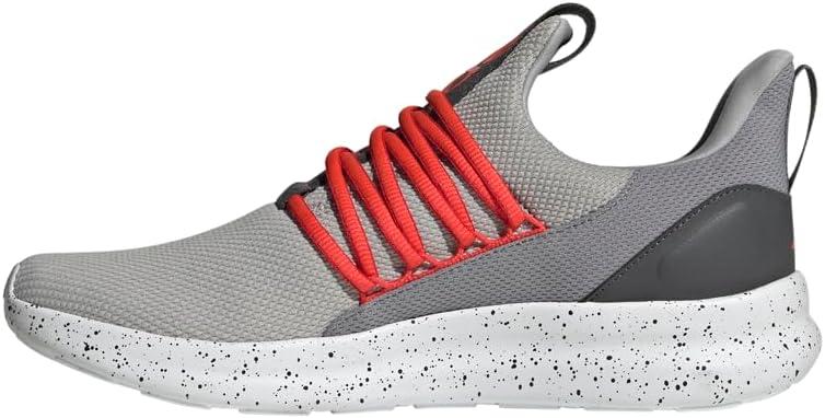 image:imageadidas Mens Lite Racer Adapt 70 Wide Slip On Sneakers Shoes Casual BlackGreyBright RedGrey