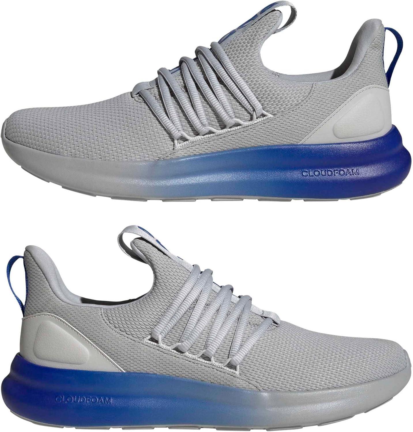image:imageadidas Mens Lite Racer Adapt 70 Wide Slip On Sneakers Shoes Casual BlackGreyGreyLucid Blue