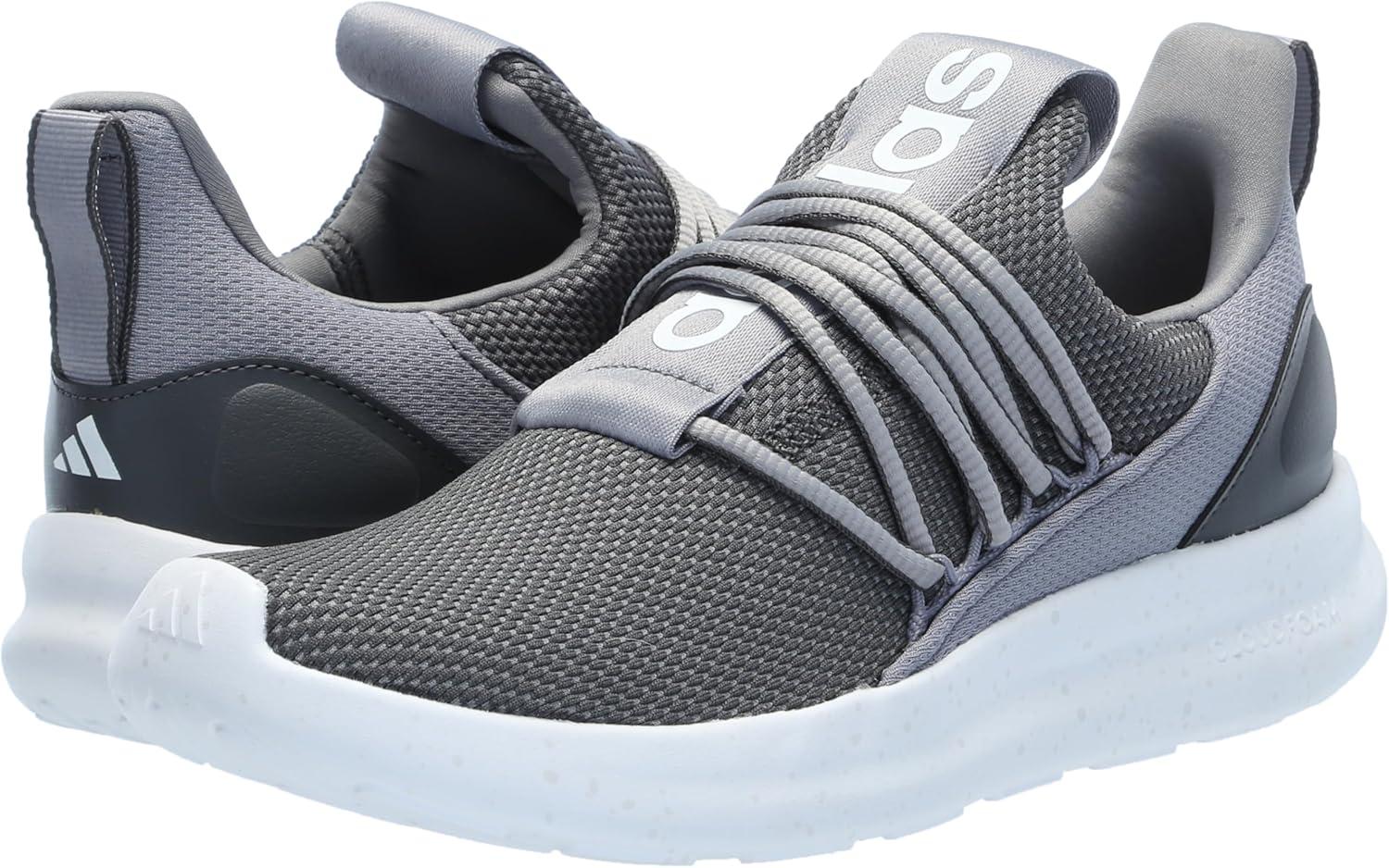 image:imageadidas Mens Lite Racer Adapt 70 Wide Slip On Sneakers Shoes Casual BlackGreyGreyWhite