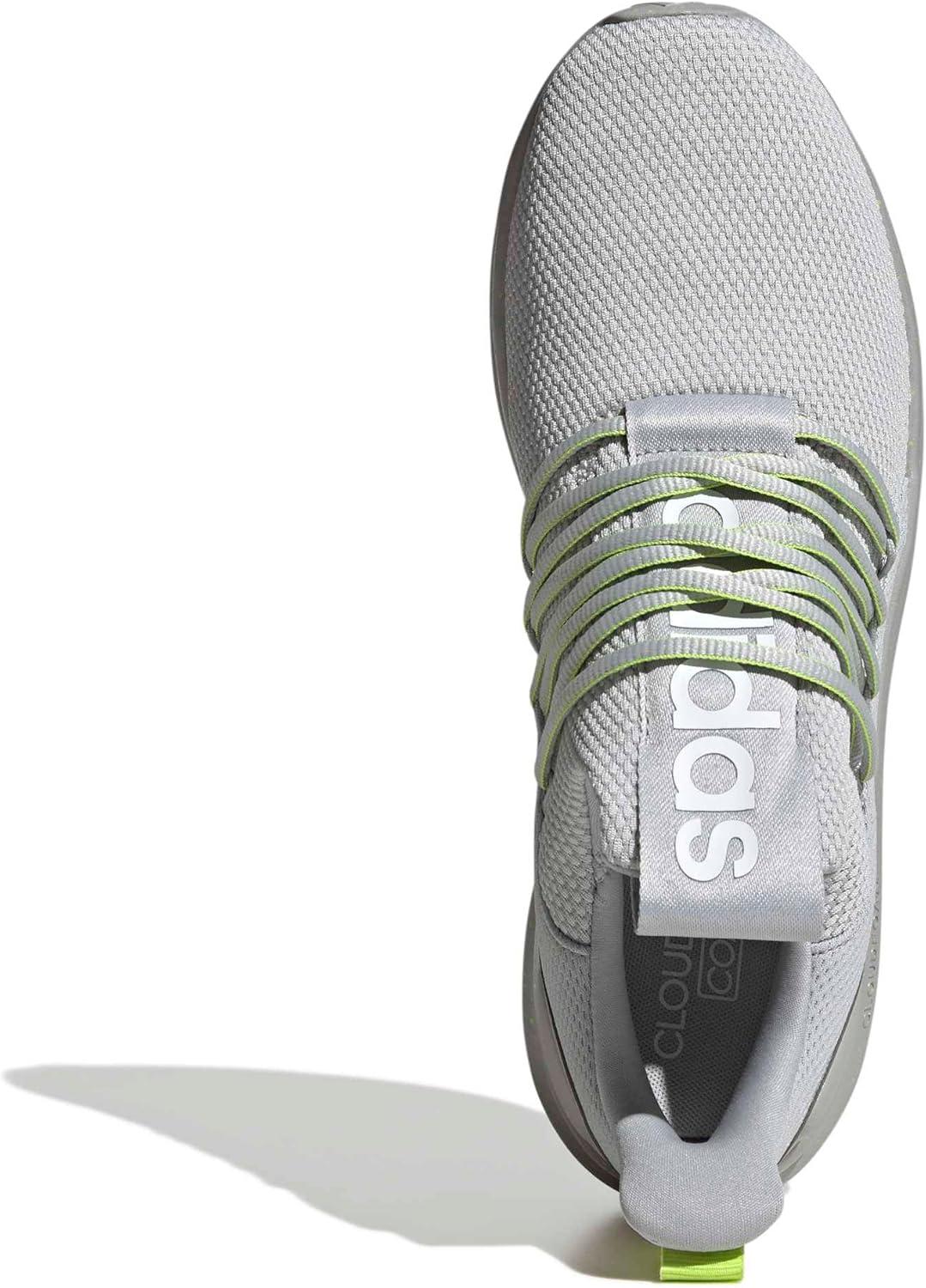 image:imageadidas Mens Lite Racer Adapt 70 Wide Slip On Sneakers Shoes Casual BlackGreyLucid GreenWhite