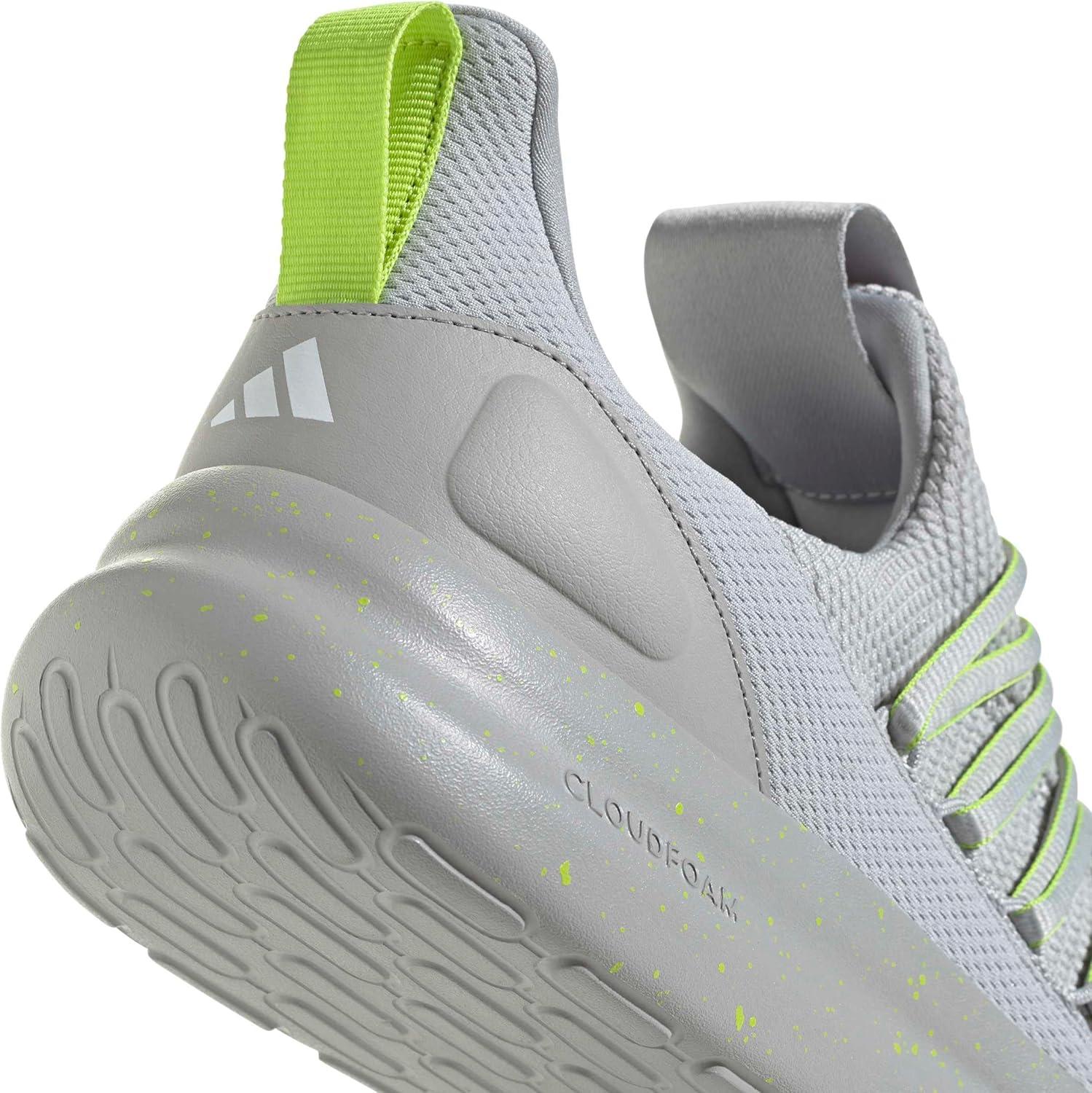image:imageadidas Mens Lite Racer Adapt 70 Wide Slip On Sneakers Shoes Casual BlackGreyLucid GreenWhite