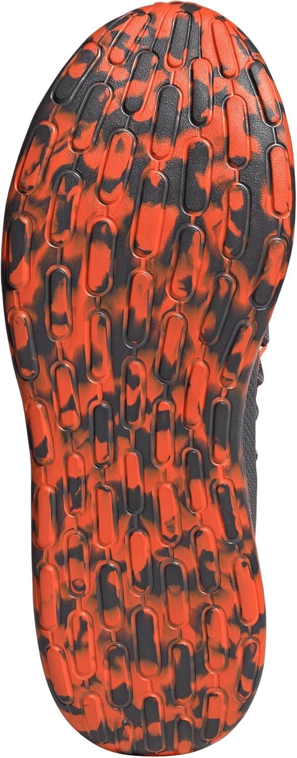 image:imageadidas Mens Lite Racer Adapt 70 Wide Slip On Sneakers Shoes Casual BlackGreySemi Impact OrangeGrey