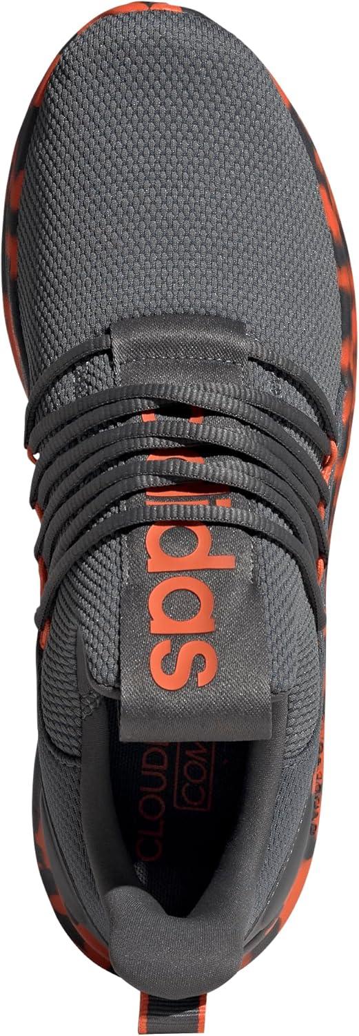 image:imageadidas Mens Lite Racer Adapt 70 Wide Slip On Sneakers Shoes Casual BlackGreySemi Impact OrangeGrey