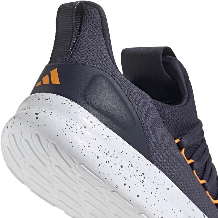 image:imageadidas Mens Lite Racer Adapt 70 Wide Slip On Sneakers Shoes Casual BlackInkShadow NavyCrew Orange