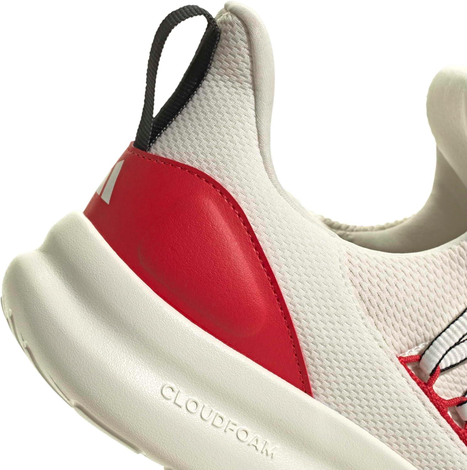 image:imageadidas Mens Lite Racer Adapt 70 Wide Slip On Sneakers Shoes Casual BlackOff WhiteOff WhiteBetter Scarlet