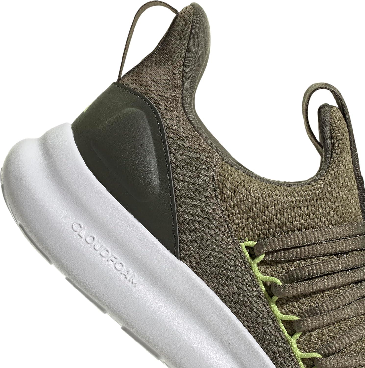 image:imageadidas Mens Lite Racer Adapt 70 Wide Slip On Sneakers Shoes Casual BlackOlive StrataNight CargoPulse Lime