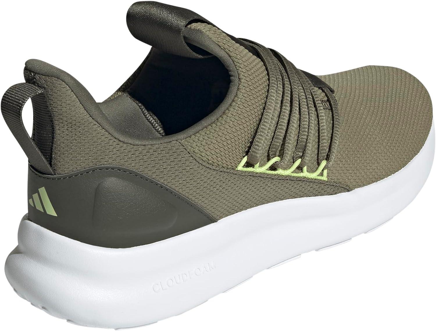 image:imageadidas Mens Lite Racer Adapt 70 Wide Slip On Sneakers Shoes Casual BlackOlive StrataNight CargoPulse Lime