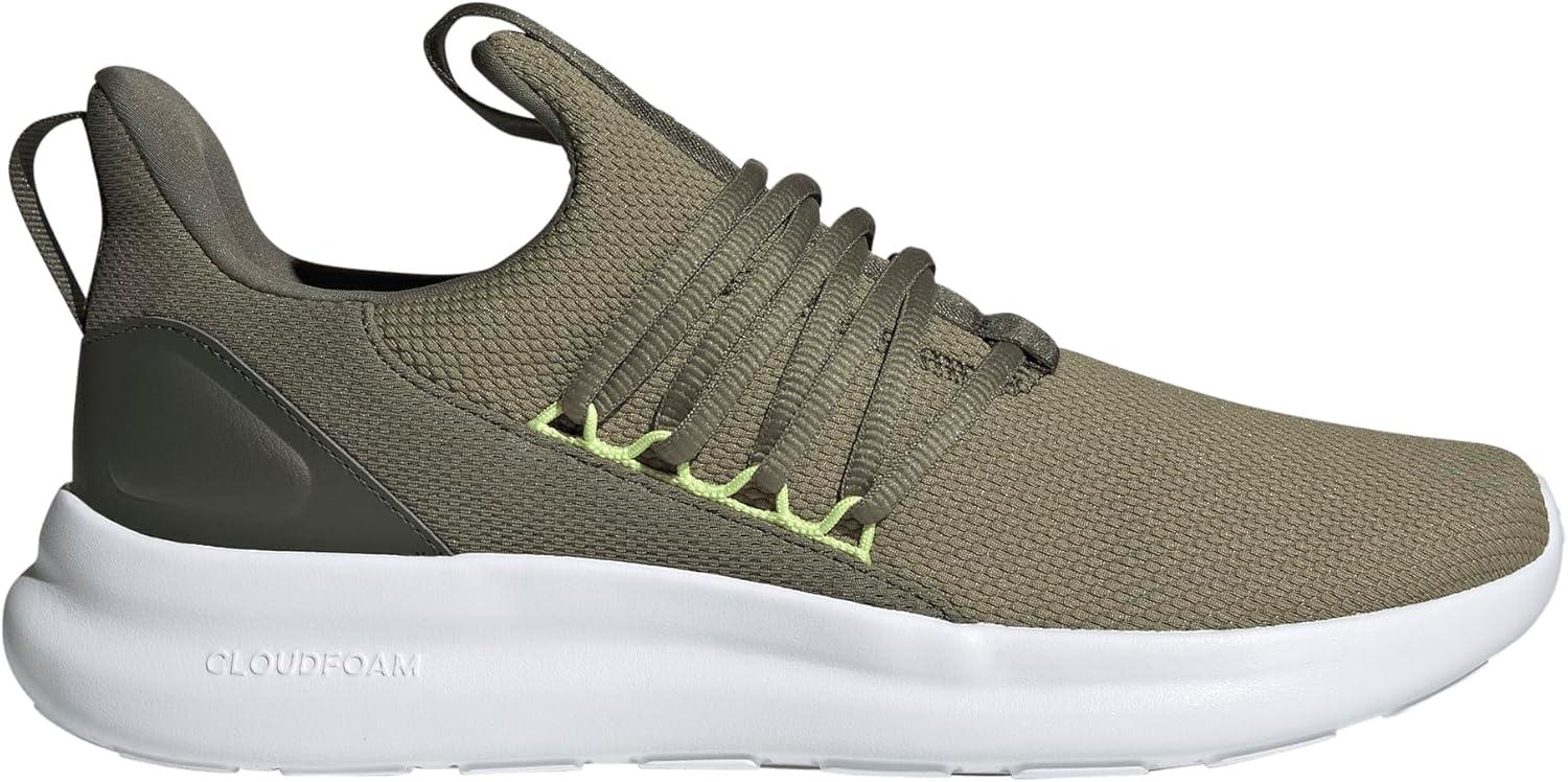 image:imageadidas Mens Lite Racer Adapt 70 Wide Slip On Sneakers Shoes Casual BlackOlive StrataNight CargoPulse Lime