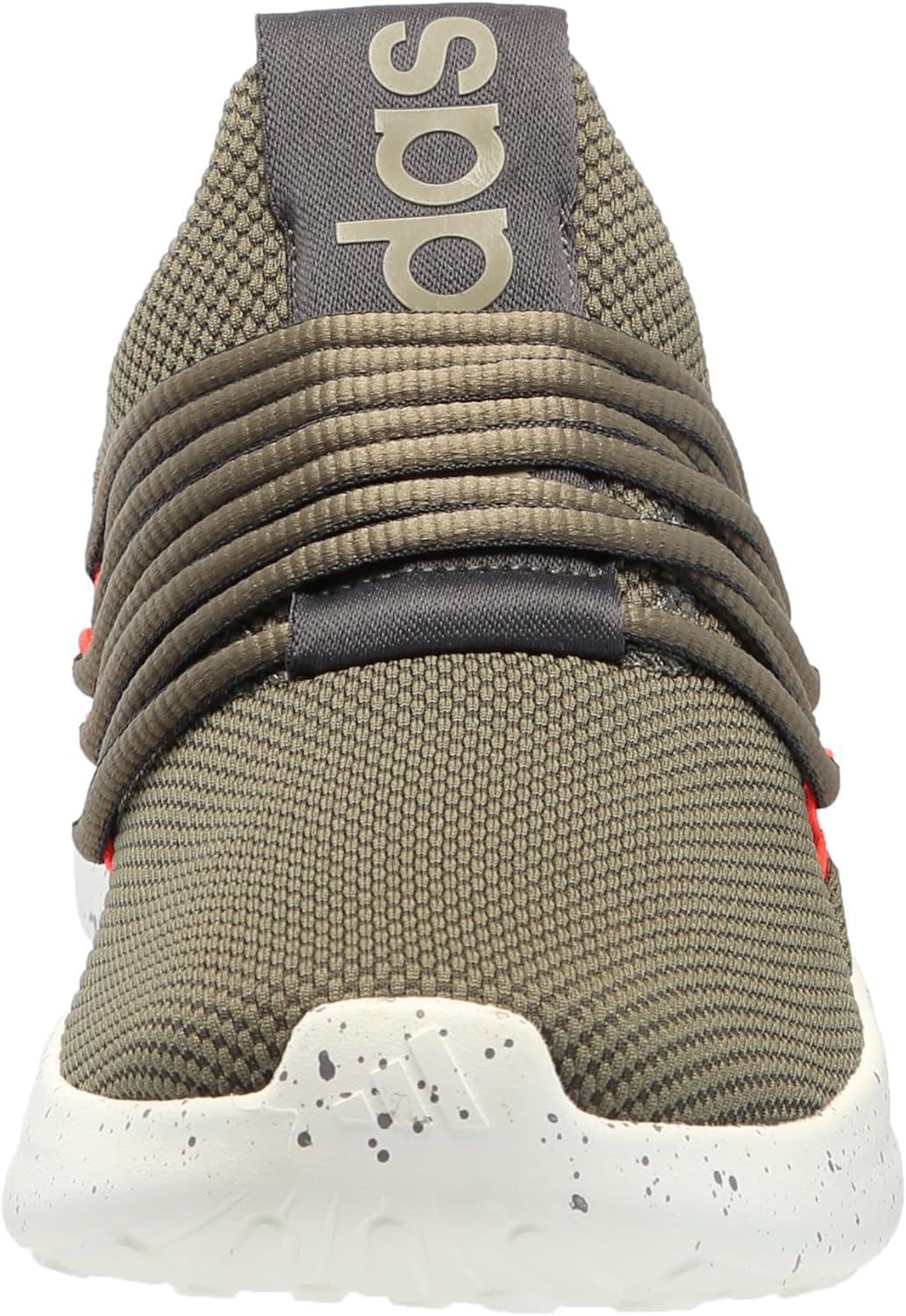 image:imageadidas Mens Lite Racer Adapt 70 Wide Slip On Sneakers Shoes Casual BlackOlive StrataShadow OliveSolar Red