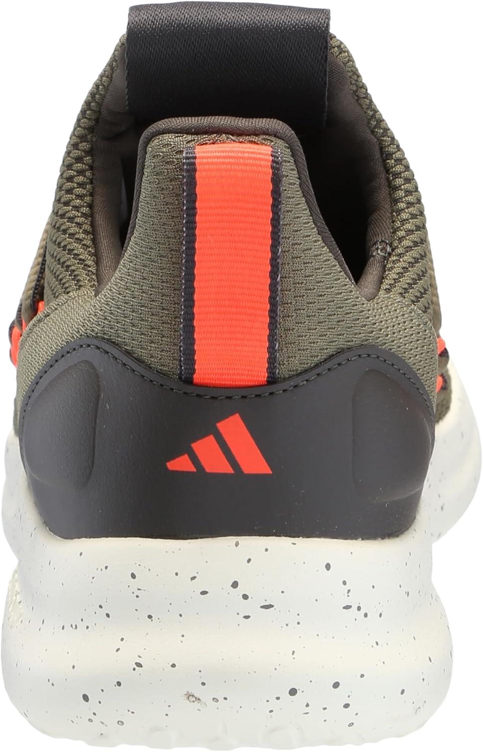image:imageadidas Mens Lite Racer Adapt 70 Wide Slip On Sneakers Shoes Casual BlackOlive StrataShadow OliveSolar Red