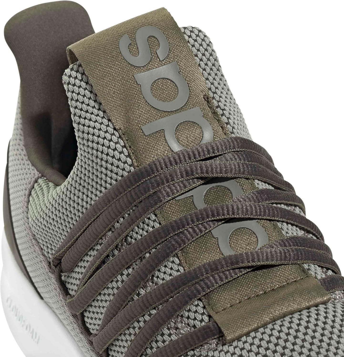 image:imageadidas Mens Lite Racer Adapt 70 Wide Slip On Sneakers Shoes Casual BlackSilver PebbleShadow OliveOlive Strata