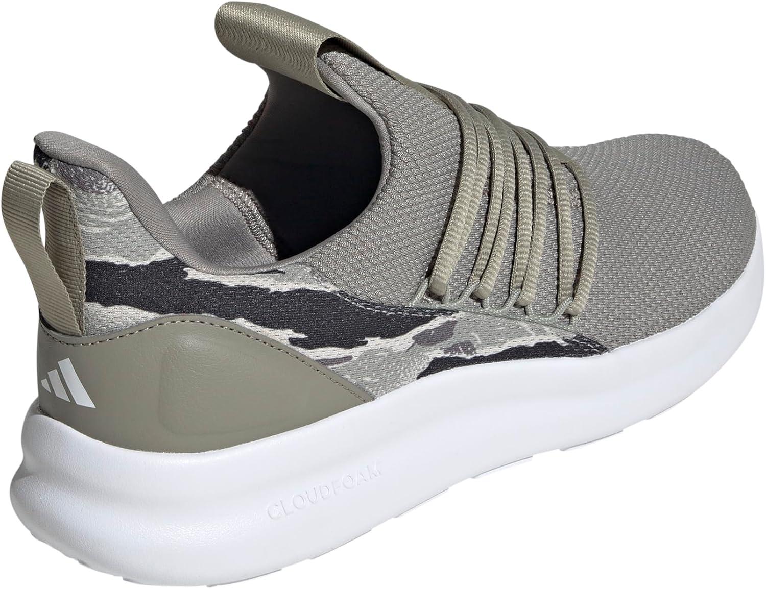 image:imageadidas Mens Lite Racer Adapt 70 Wide Slip On Sneakers Shoes Casual BlackSilver PebbleSilver PebbleSilver Pebble