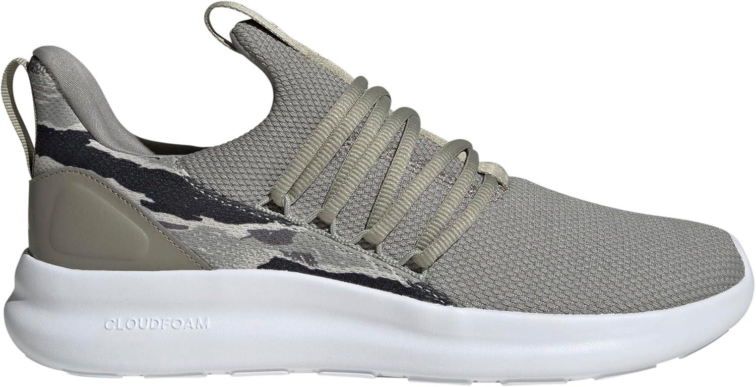 image:imageadidas Mens Lite Racer Adapt 70 Wide Slip On Sneakers Shoes Casual BlackSilver PebbleSilver PebbleSilver Pebble