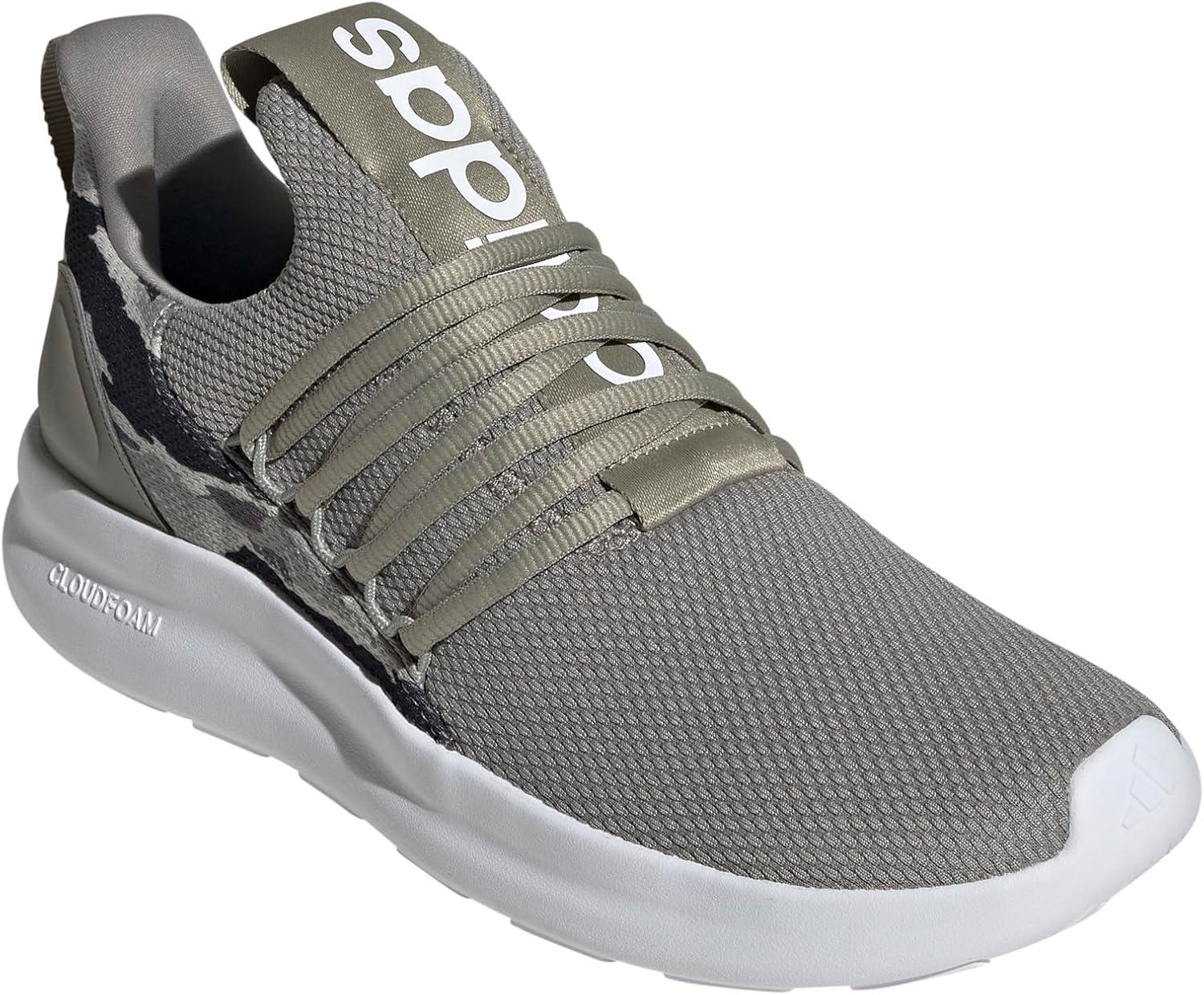 image:imageadidas Mens Lite Racer Adapt 70 Wide Slip On Sneakers Shoes Casual BlackSilver PebbleSilver PebbleSilver Pebble