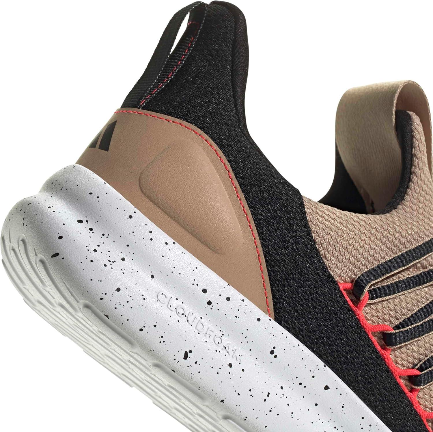 image:imageadidas Mens Lite Racer Adapt 70 Wide Slip On Sneakers Shoes Casual BlackWarm SandstoneBlackLucid Red