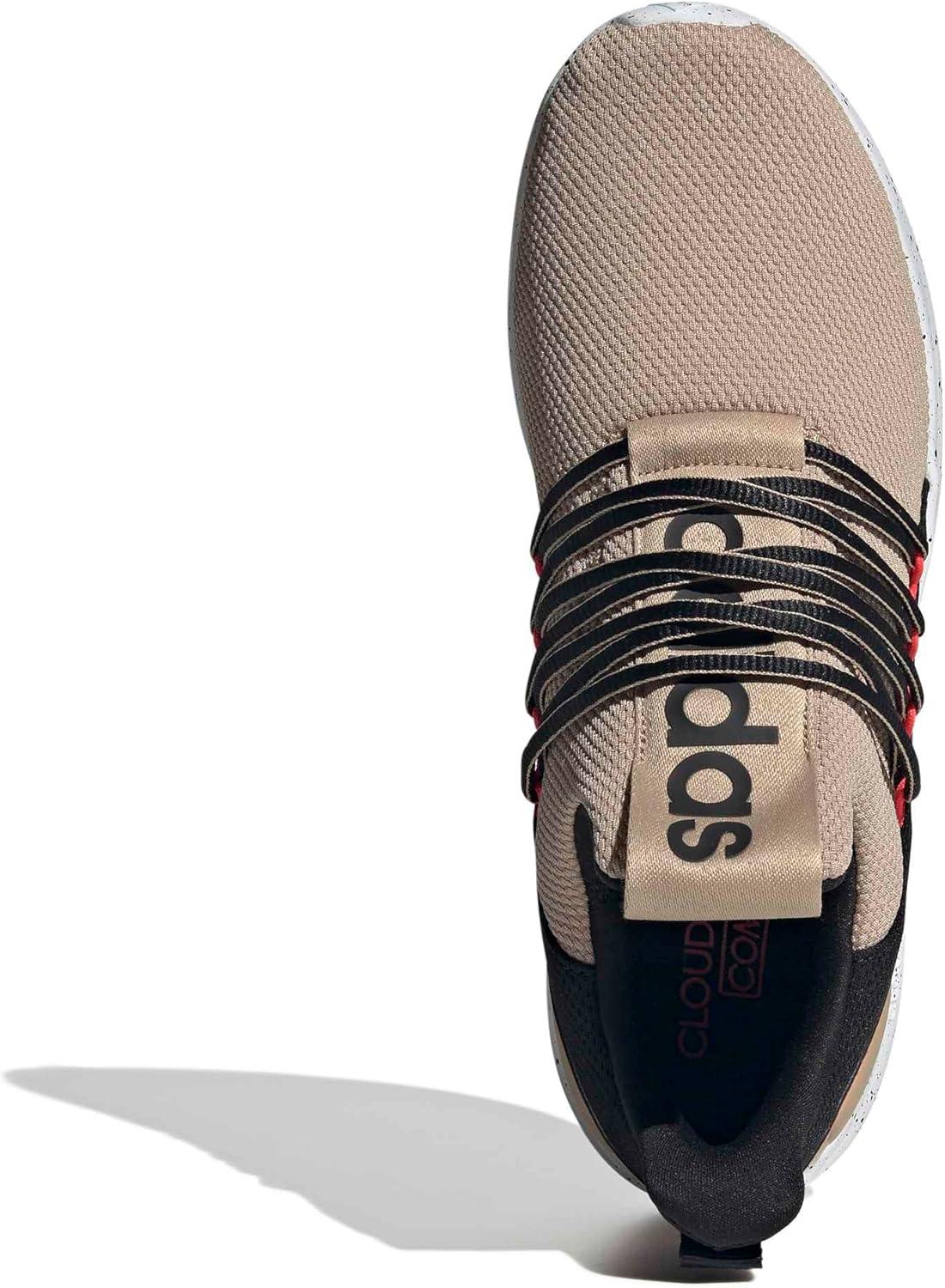 image:imageadidas Mens Lite Racer Adapt 70 Wide Slip On Sneakers Shoes Casual BlackWarm SandstoneBlackLucid Red
