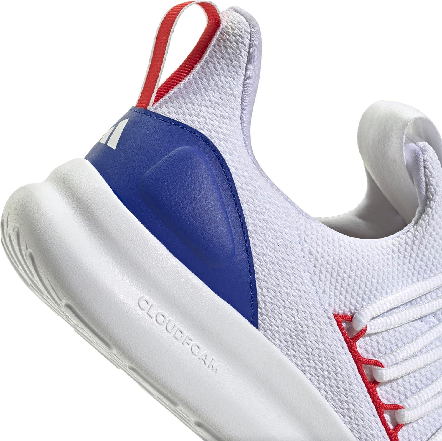 image:imageadidas Mens Lite Racer Adapt 70 Wide Slip On Sneakers Shoes Casual BlackWhiteBetter ScarletLucid Blue