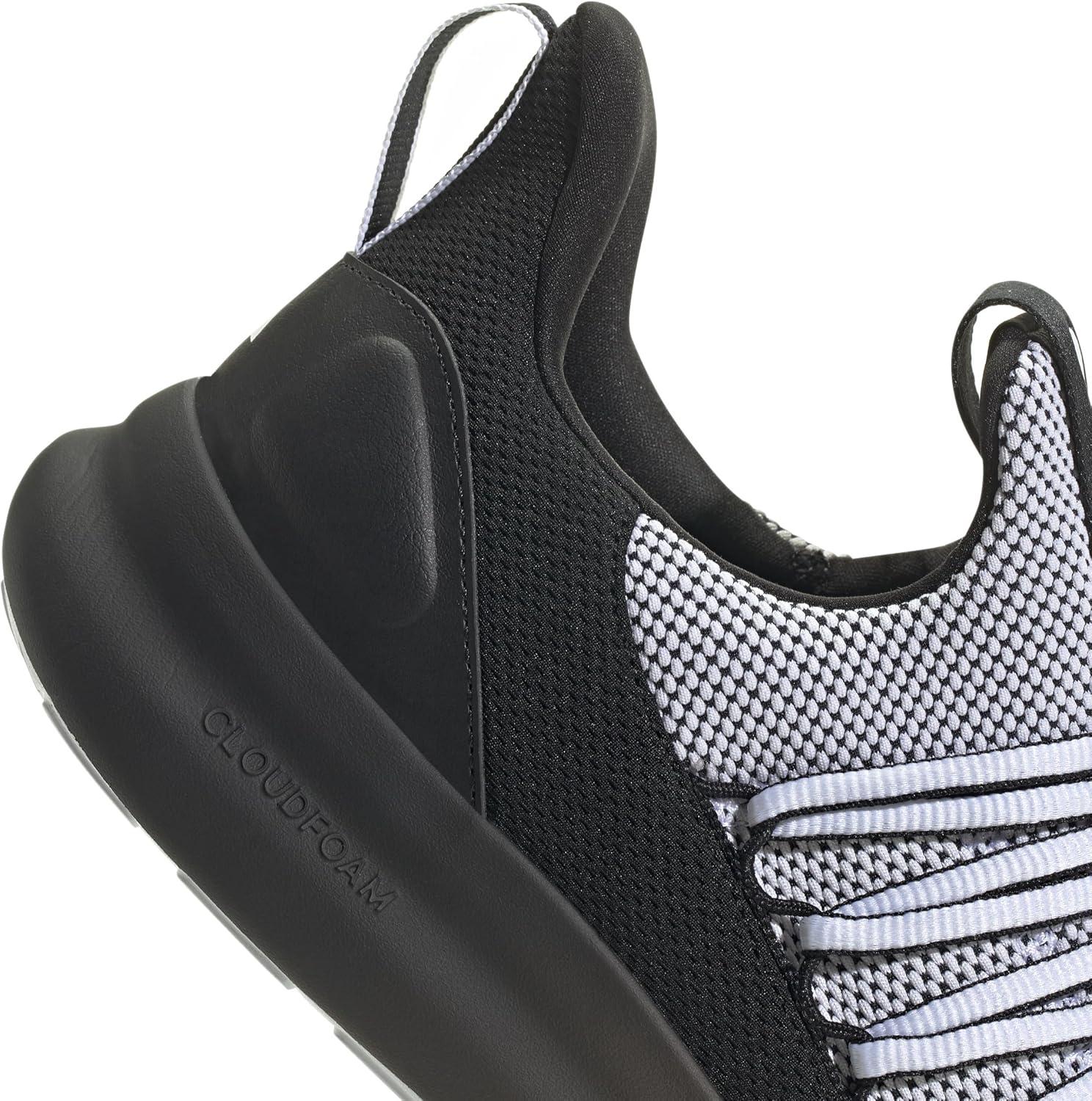 image:imageadidas Mens Lite Racer Adapt 70 Wide Slip On Sneakers Shoes Casual BlackWhiteBlackWhite
