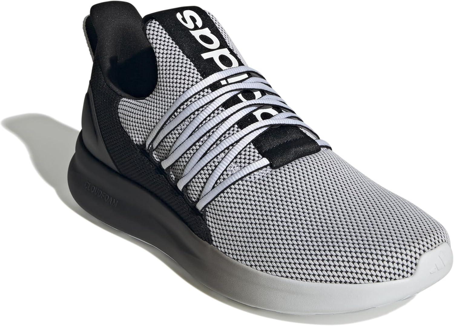 image:imageadidas Mens Lite Racer Adapt 70 Wide Slip On Sneakers Shoes Casual BlackWhiteBlackWhite