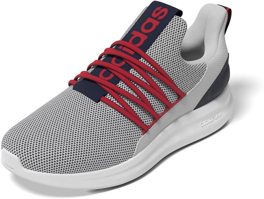 image:imageadidas Mens Lite Racer Adapt 70 Wide Slip On Sneakers Shoes Casual BlackWhiteInkGrey