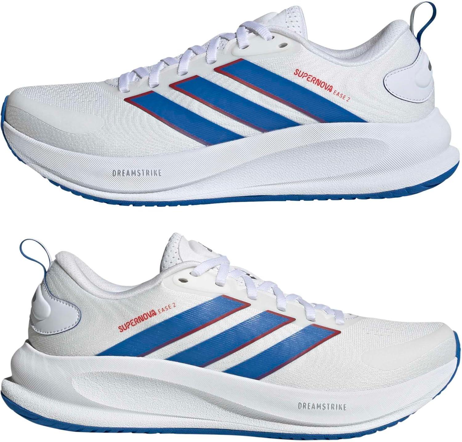 image:imageadidas Mens Supernova Ease 2 Running Sneakers Shoes Blue WhiteWhiteBright RoyalPure Ruby