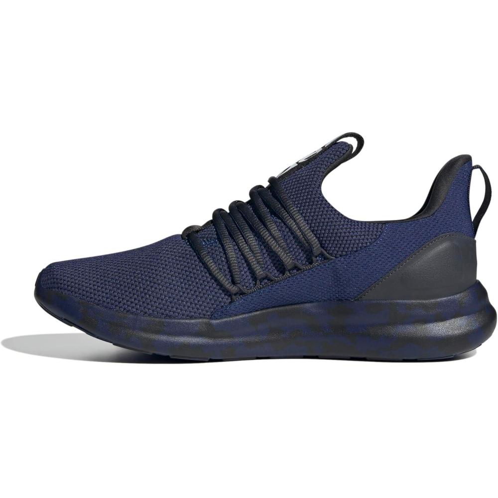 image:imageadidas Mens Lite Racer Adapt 70 Wide Slip On Sneakers Shoes Casual BlackDark BlueBlackWhite