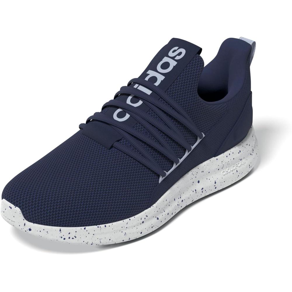 image:imageadidas Mens Lite Racer Adapt 70 Wide Slip On Sneakers Shoes Casual BlackDark BlueHalo BlueWhite