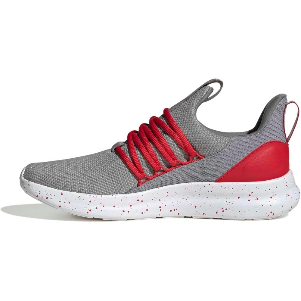 image:imageadidas Mens Lite Racer Adapt 70 Wide Slip On Sneakers Shoes Casual BlackGreyBetter ScarletWhite