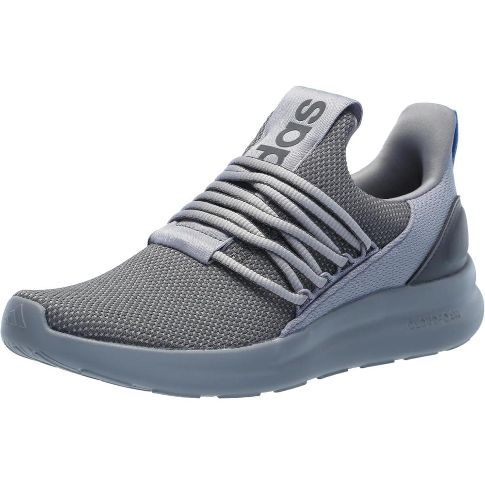 image:imageadidas Mens Lite Racer Adapt 70 Wide Slip On Sneakers Shoes Casual BlackGreyGreyBright Royal