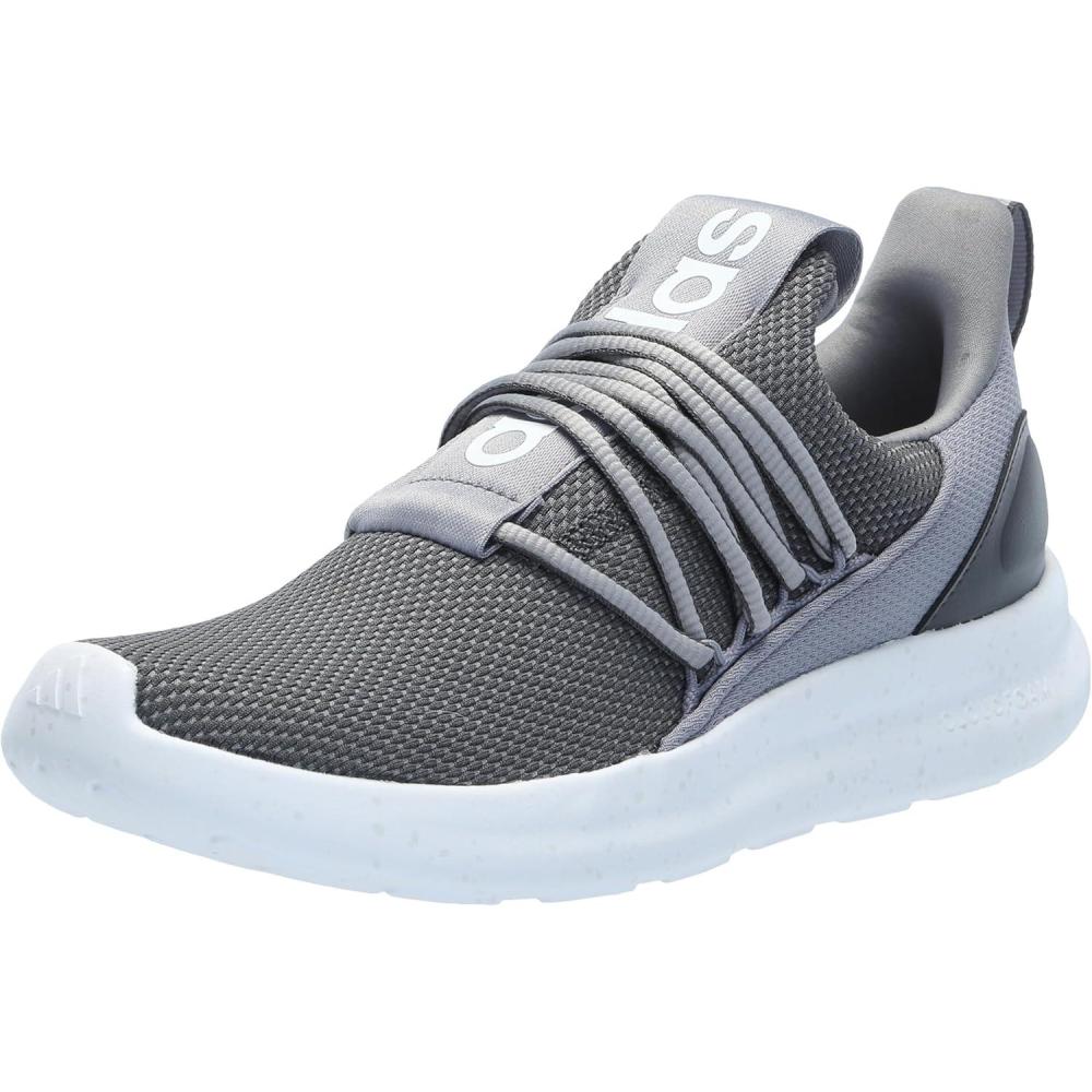 image:imageadidas Mens Lite Racer Adapt 70 Wide Slip On Sneakers Shoes Casual BlackGreyGreyWhite