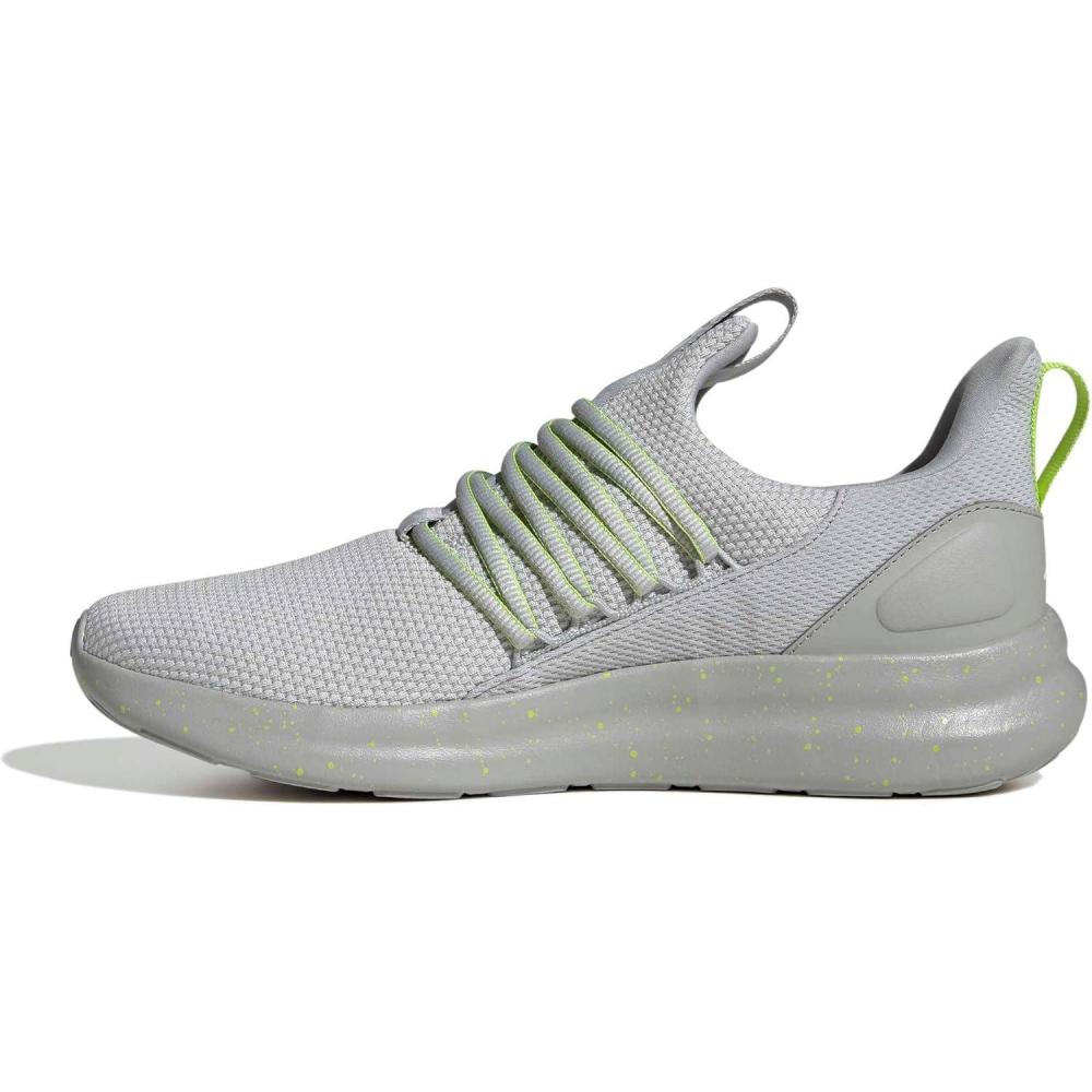 image:imageadidas Mens Lite Racer Adapt 70 Wide Slip On Sneakers Shoes Casual BlackGreyLucid GreenWhite
